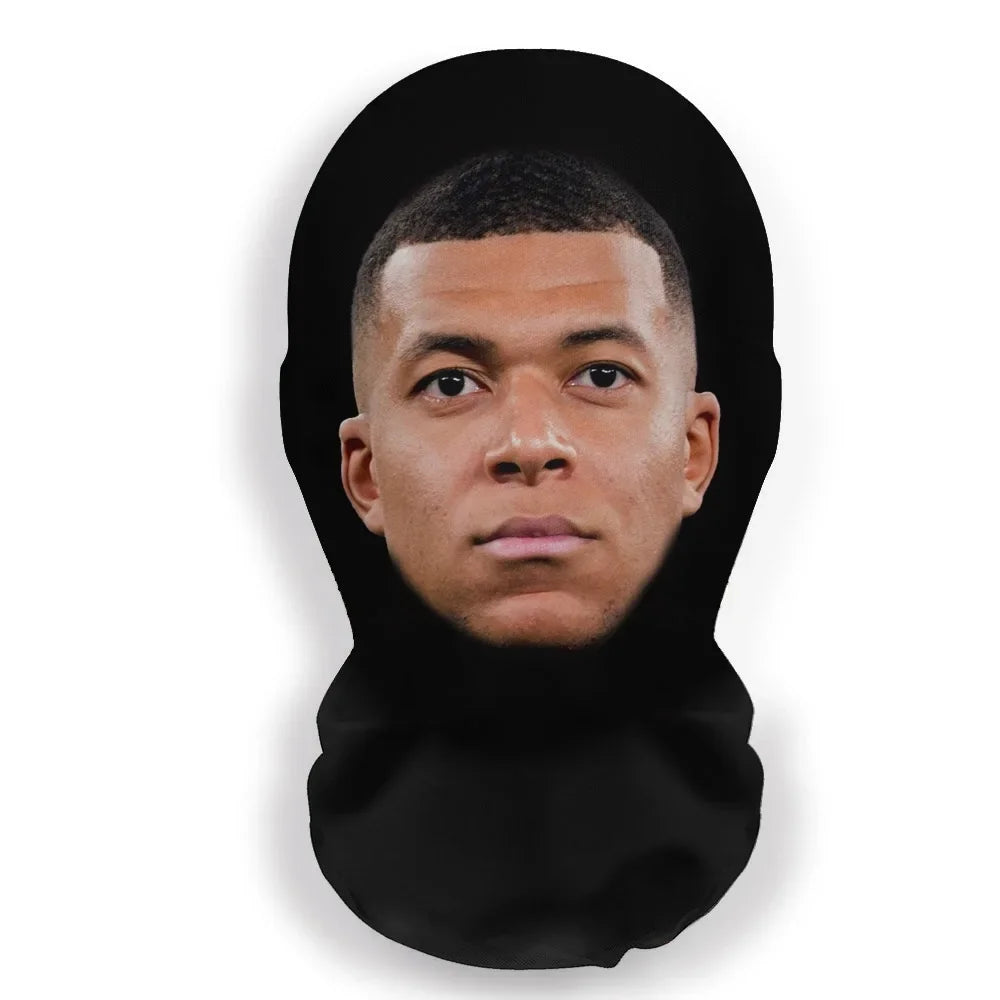 Cosplay 3D Printed Kanye Mask Stretch Mesh Full Face Mask Men Women Role Play Headdress Halloween Fashion Balaclava Headdress