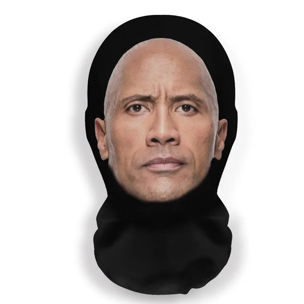 Cosplay 3D Printed Kanye Mask Stretch Mesh Full Face Mask Men Women Role Play Headdress Halloween Fashion Balaclava Headdress