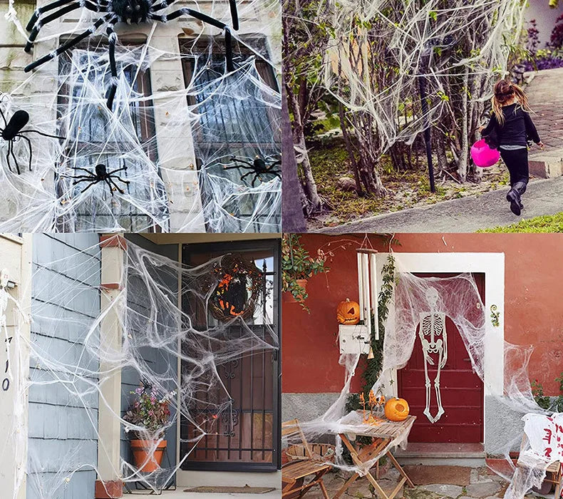 Halloween Decoration White Spider
