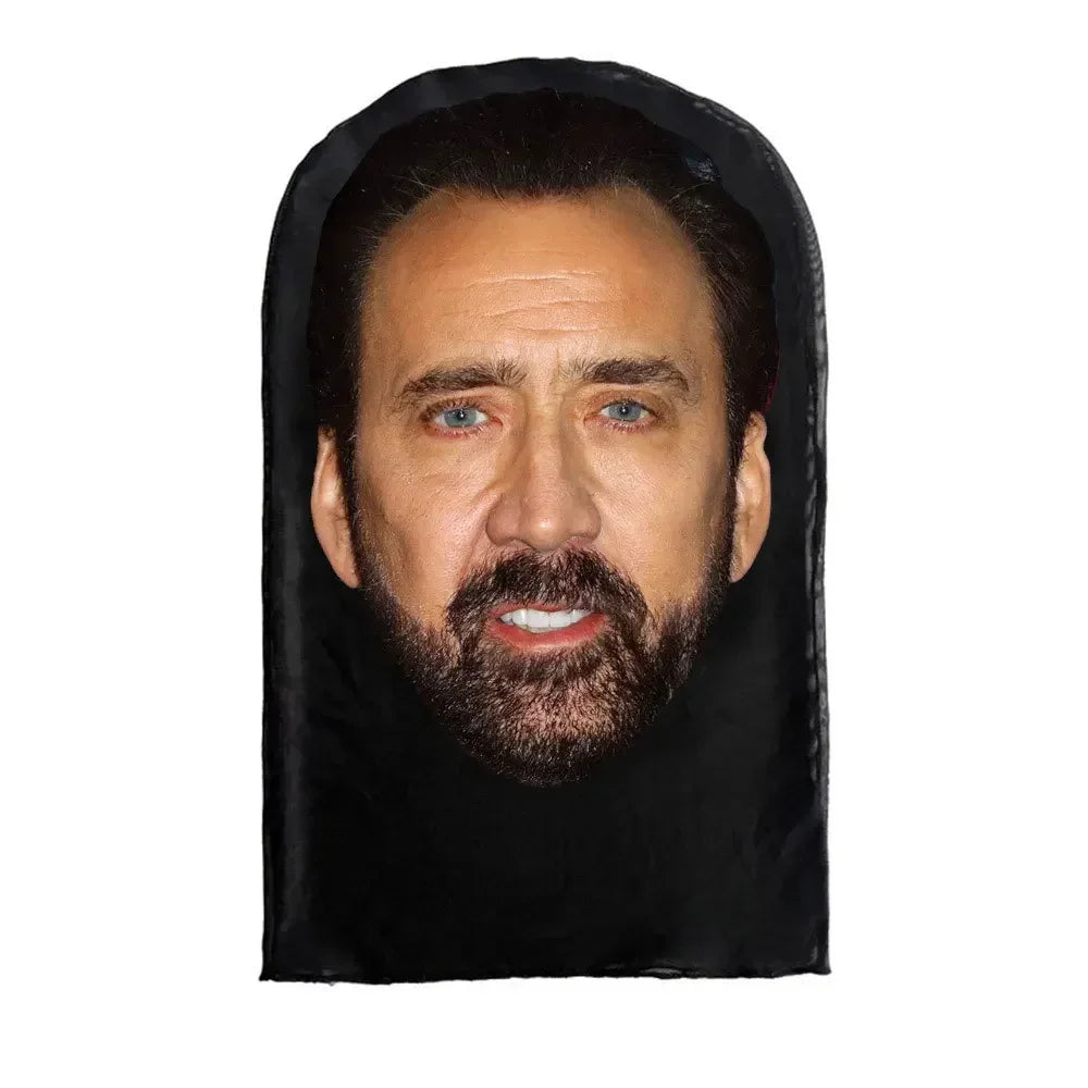 Cosplay 3D Printed Kanye Mask Stretch Mesh Full Face Mask Men Women Role Play Headdress Halloween Fashion Balaclava Headdress