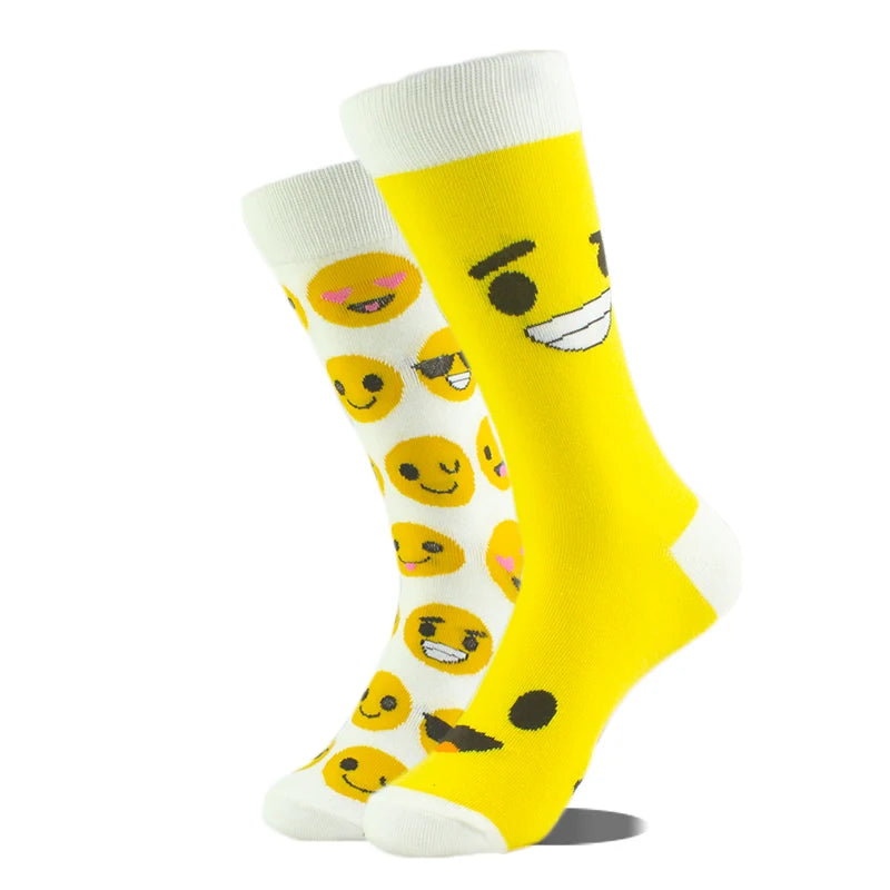 Cool Design Avocado Crew Socks Men Creative