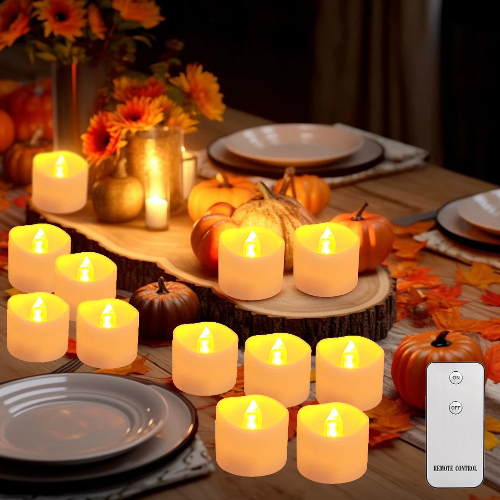 Flameless LED Electronic Candle with Remote Control LED Lighting