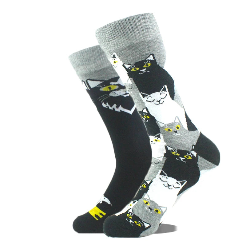 Cool Design Avocado Crew Socks Men Creative