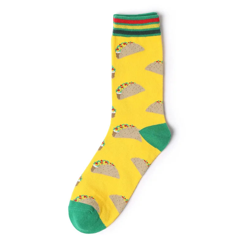 1Pair New Men Women Cotton Socks Casual Colorful Socks