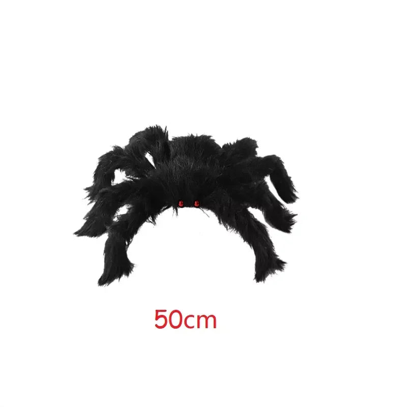 Extra Large Plush Black Spider Outdoor Home
