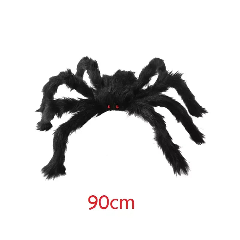 Extra Large Plush Black Spider Outdoor Home