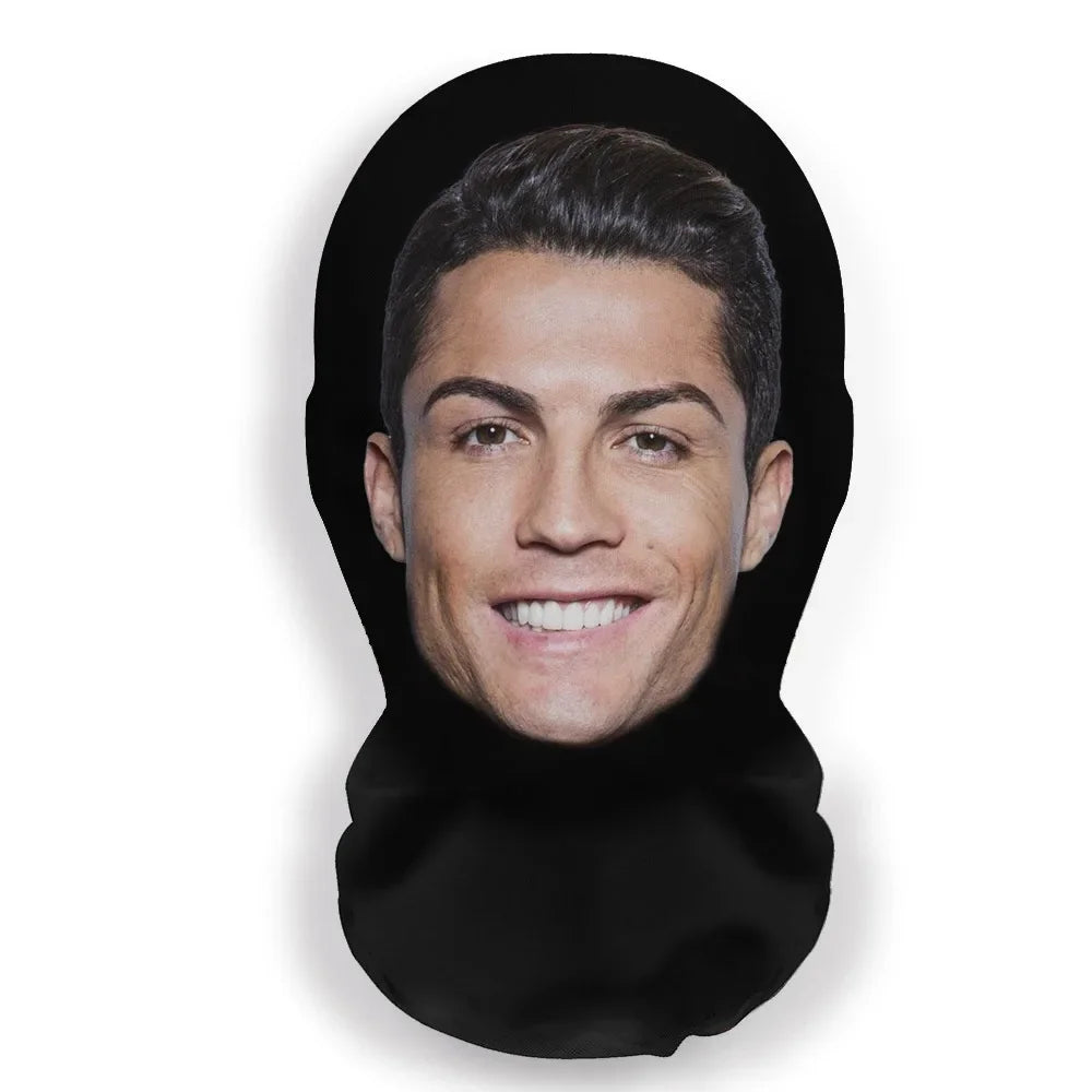 Cosplay 3D Printed Kanye Mask Stretch Mesh Full Face Mask Men Women Role Play Headdress Halloween Fashion Balaclava Headdress