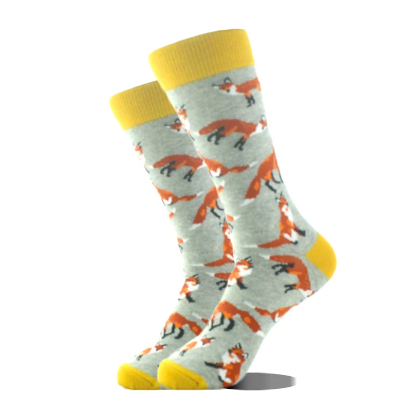 Cool Design Avocado Crew Socks Men Creative