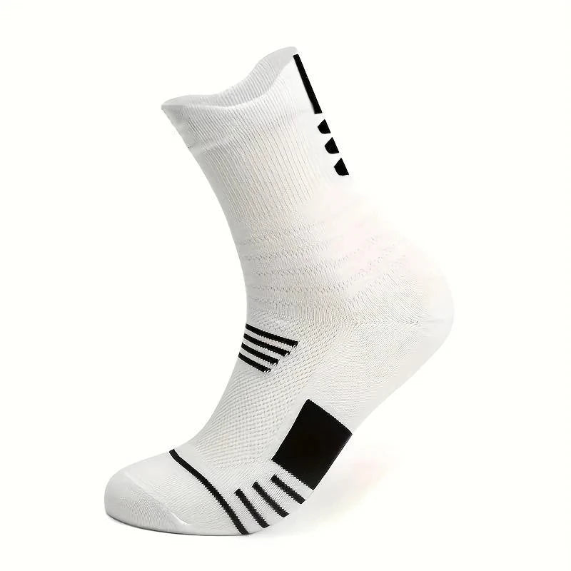 10 Pairs Breathable Cotton Sports Stockings Men