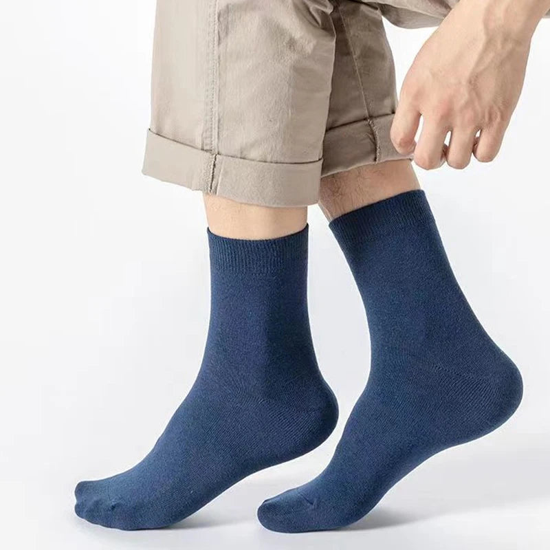 5 Pairs Mens Classic Trendy Socks Soft
