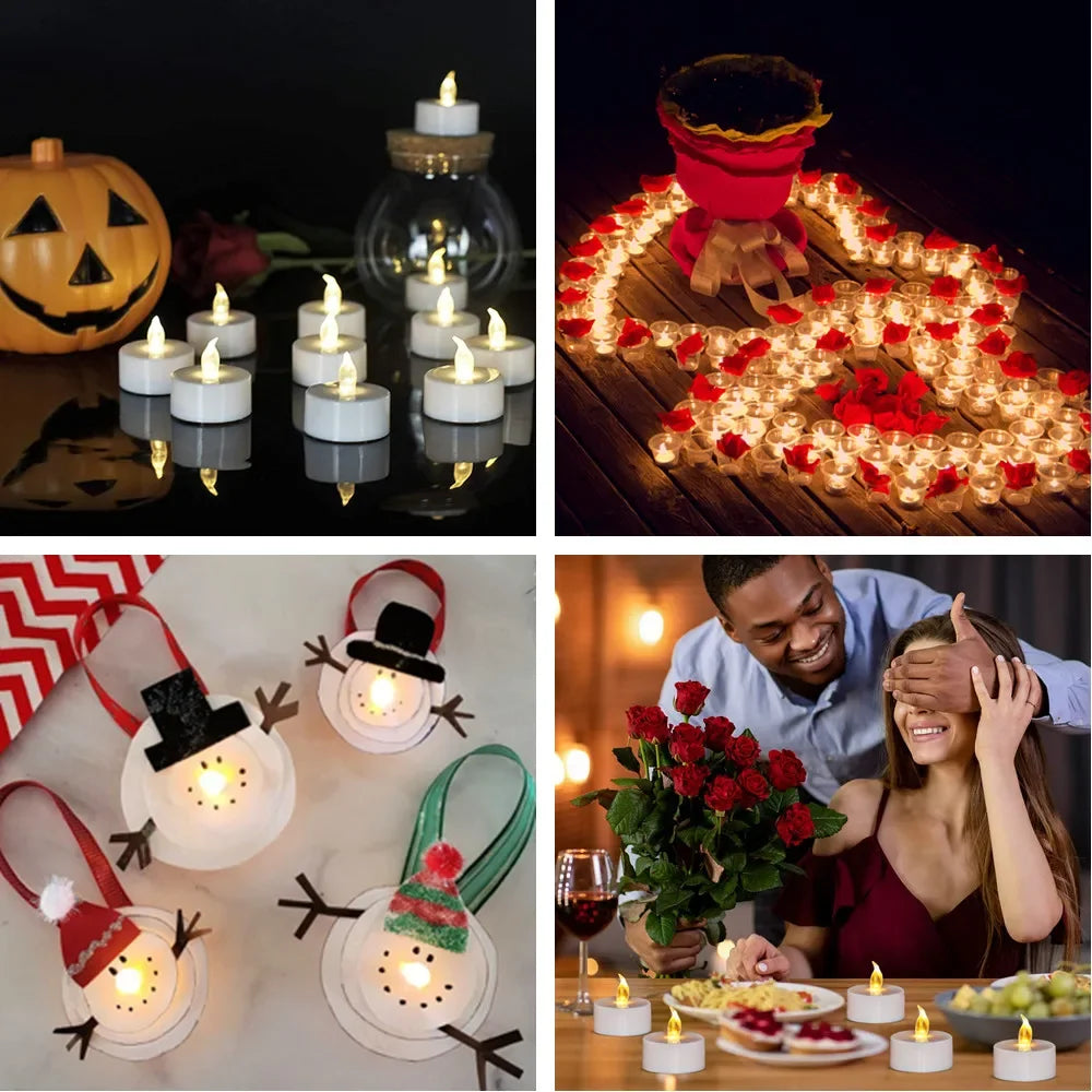 Flameless LED Electronic Candle with Remote Control LED Lighting