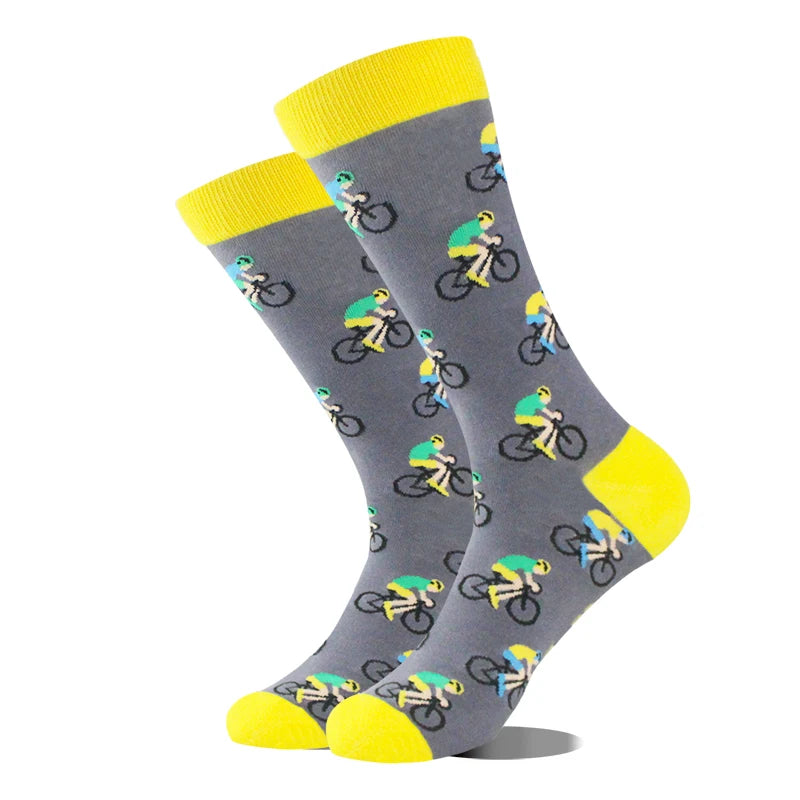 Cool Design Avocado Crew Socks Men Creative
