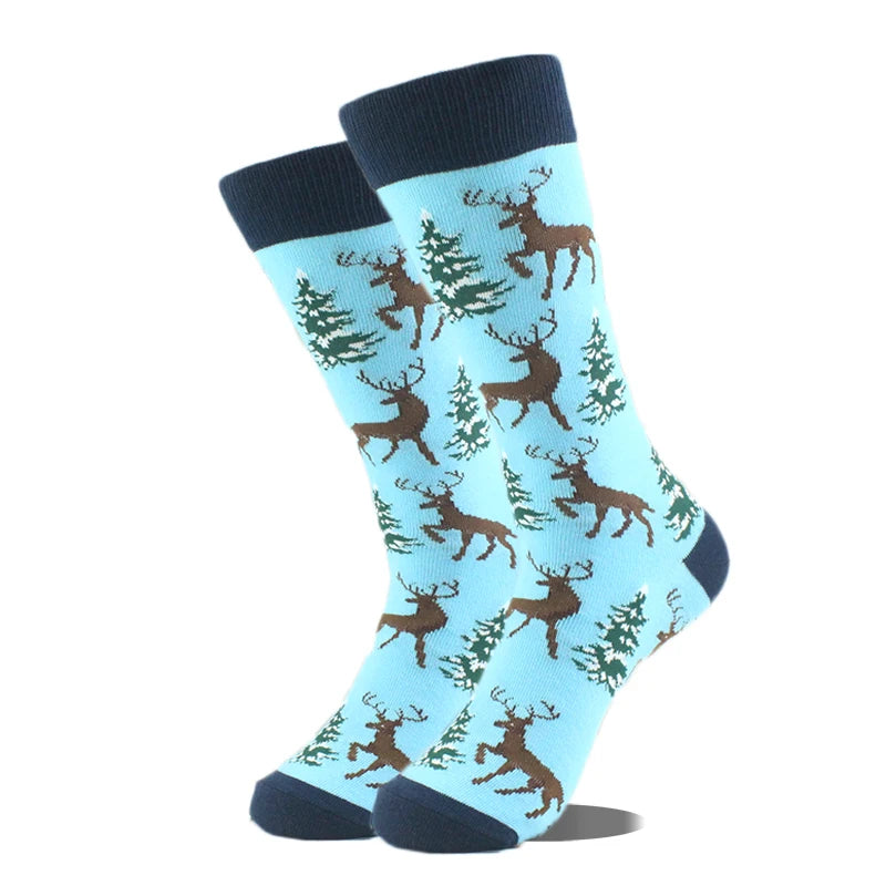 Cool Design Avocado Crew Socks Men Creative