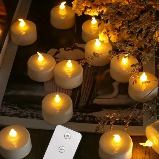 Flameless LED Electronic Candle with Remote Control LED Lighting