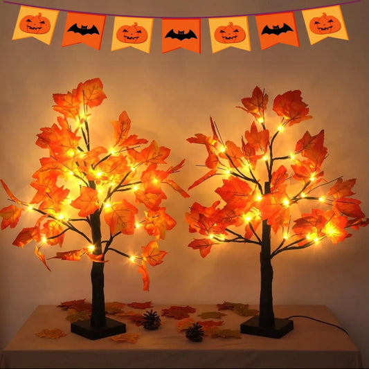 1pc 24 LED Artificial Black Birch Tree Light