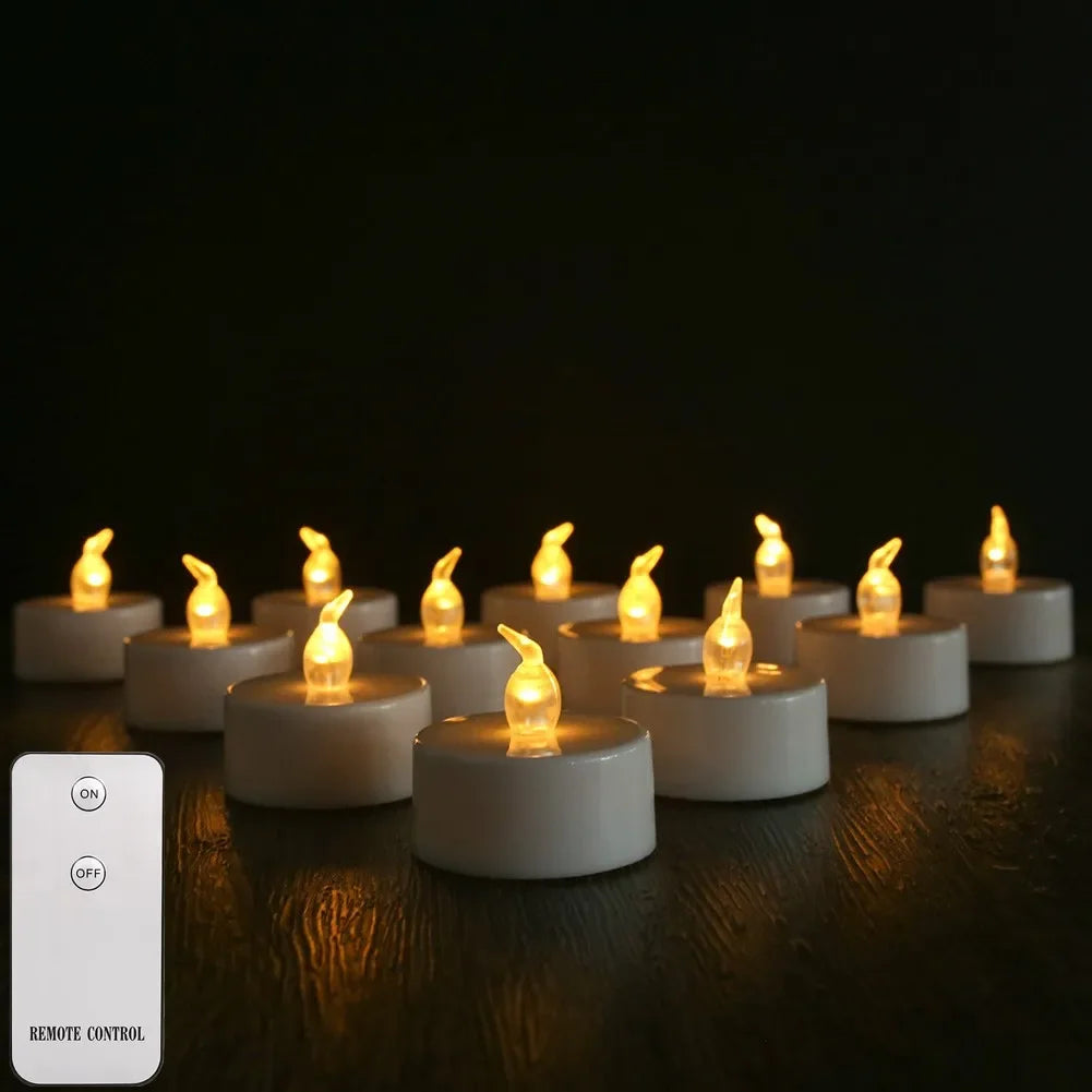 Flameless LED Electronic Candle with Remote Control LED Lighting