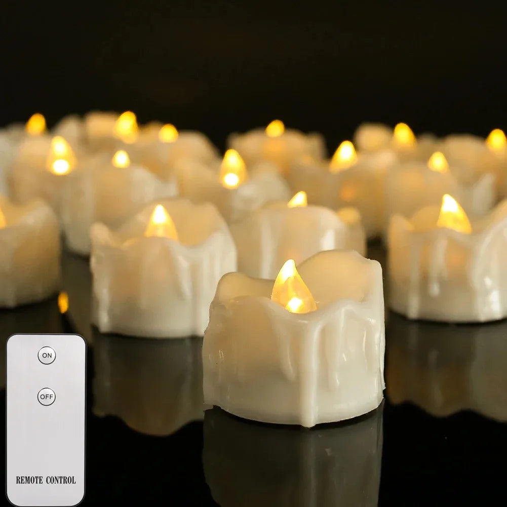 Flameless LED Electronic Candle with Remote Control LED Lighting