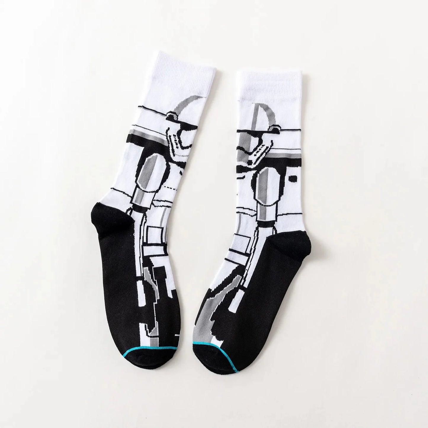 10 Pairs Breathable Cotton Sports Stockings Men