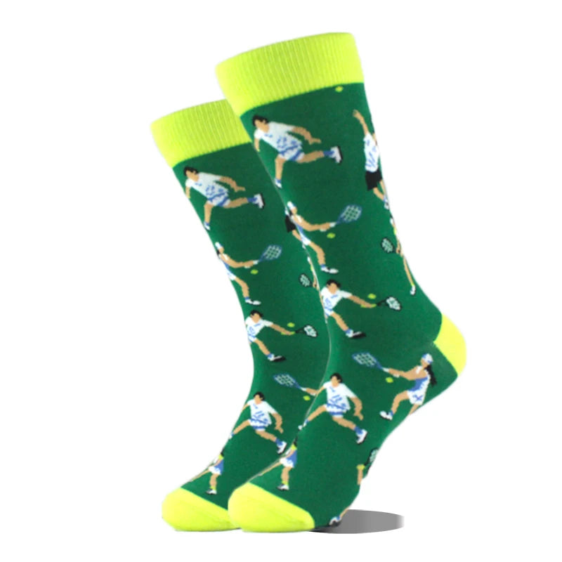 Cool Design Avocado Crew Socks Men Creative