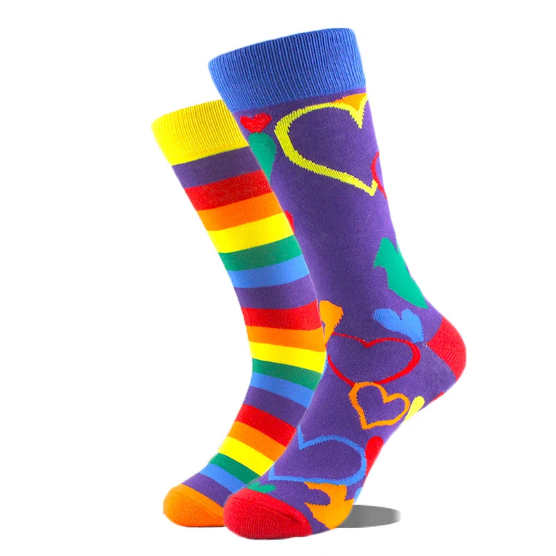 Cool Design Avocado Crew Socks Men Creative