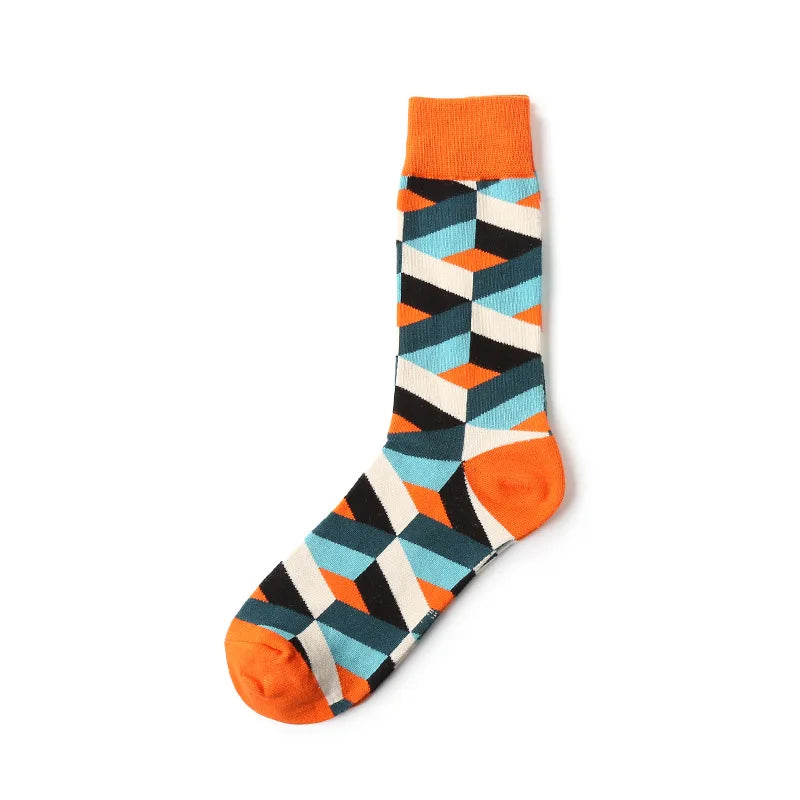 1Pair New Men Women Cotton Socks Casual Colorful Socks