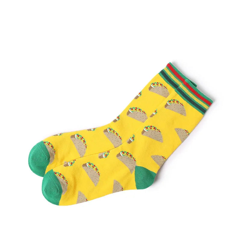 1Pair New Men Women Cotton Socks Casual Colorful Socks