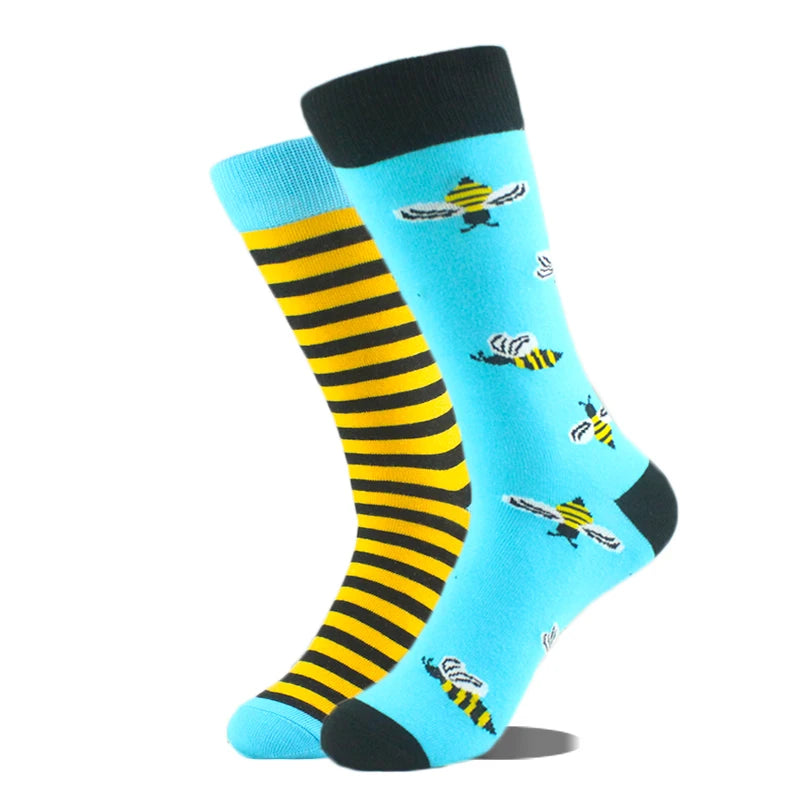 Cool Design Avocado Crew Socks Men Creative