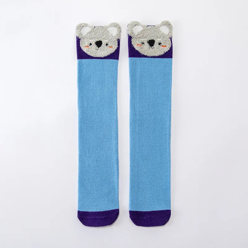 Cute Cartoon Children Knee High Socks