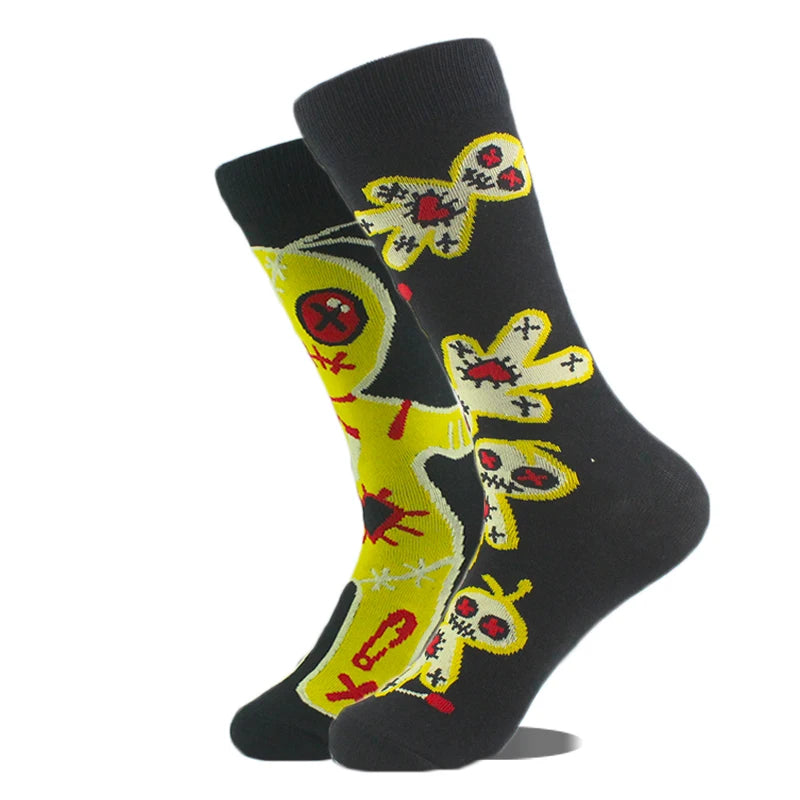 Cool Design Avocado Crew Socks Men Creative