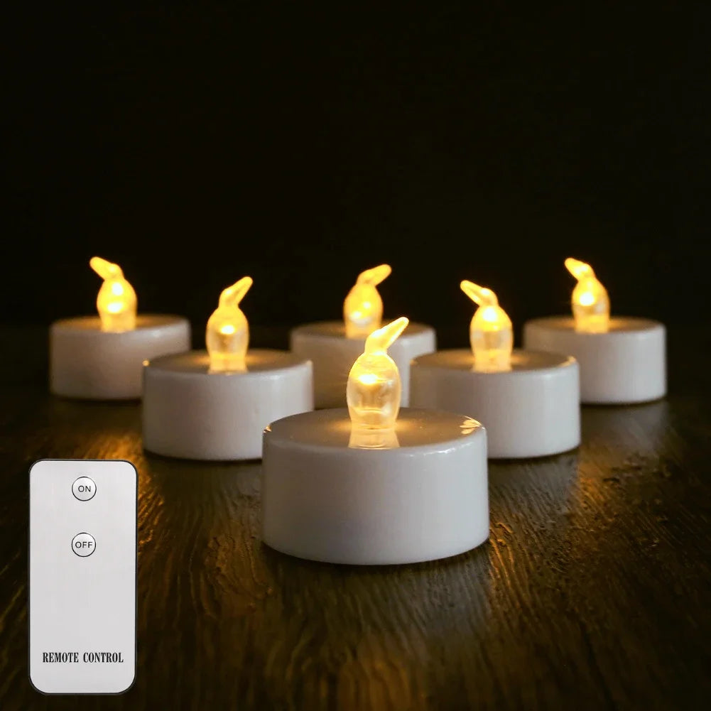 Flameless LED Electronic Candle with Remote Control LED Lighting