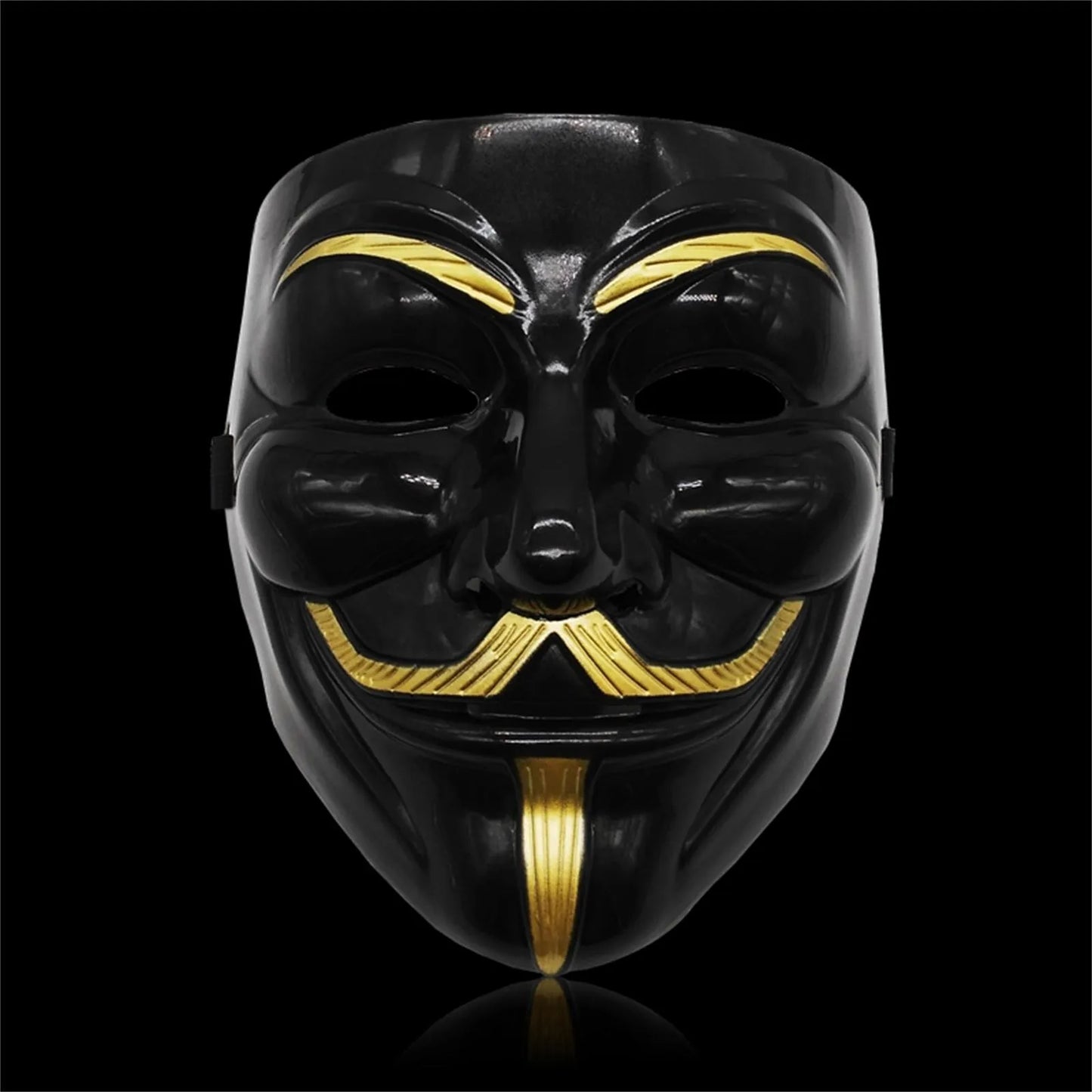 1pc Halloween Face Mask Black White V For Vendetta