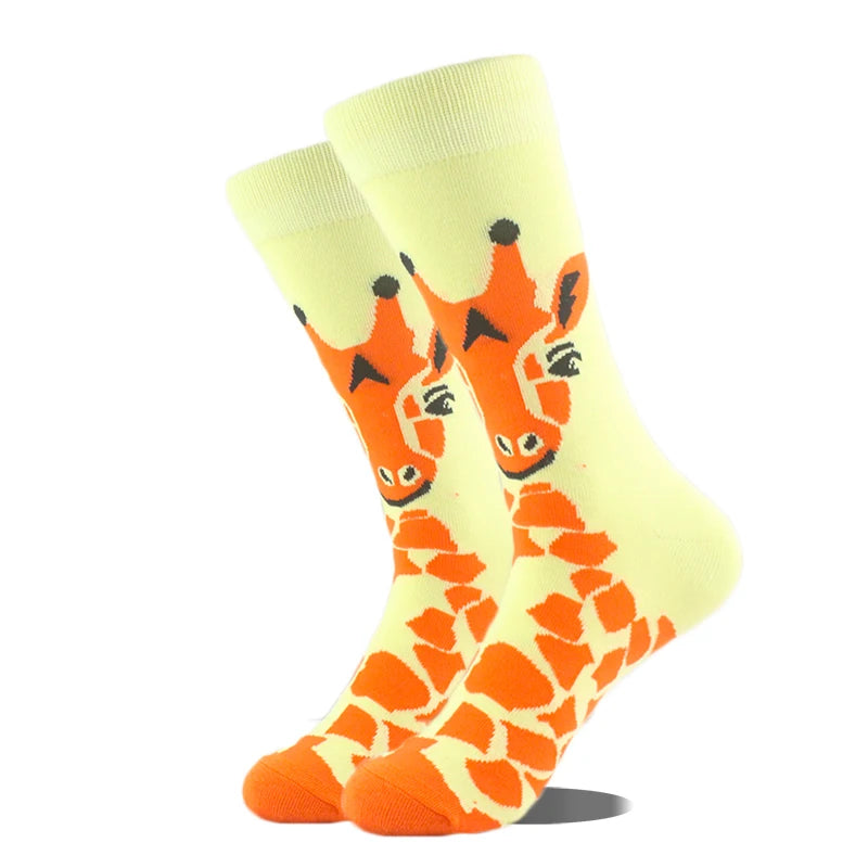 Cool Design Avocado Crew Socks Men Creative
