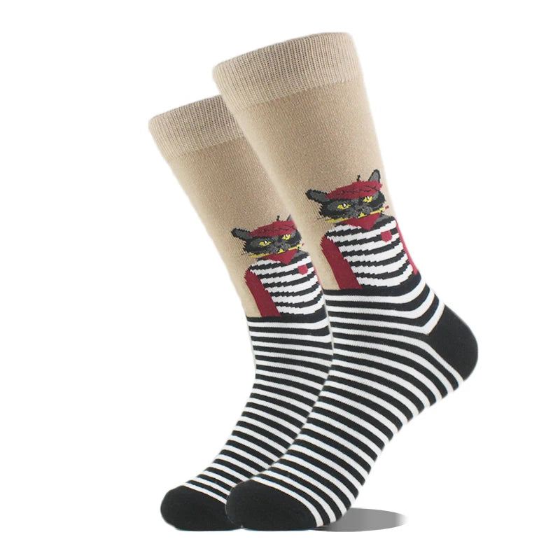 Cool Design Avocado Crew Socks Men Creative