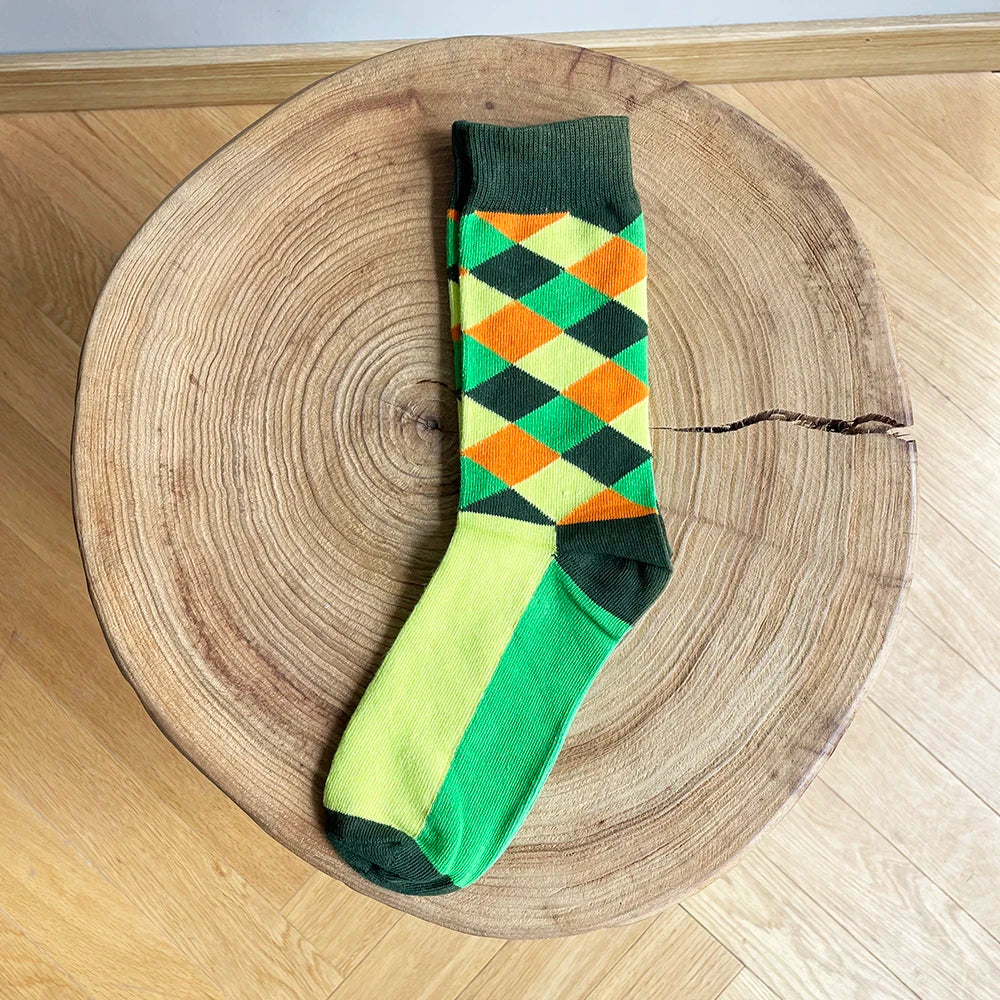 1Pair New Men Women Cotton Socks Casual Colorful Socks