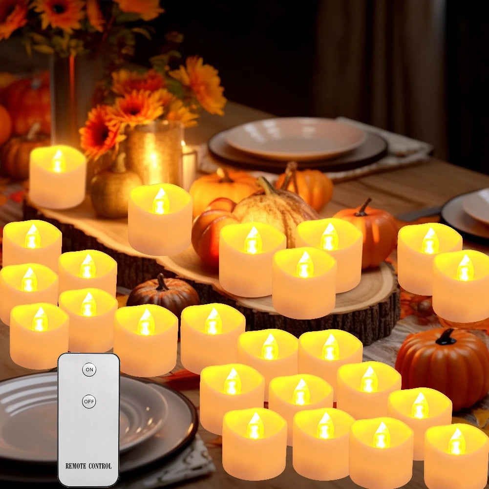 Flameless LED Electronic Candle with Remote Control LED Lighting