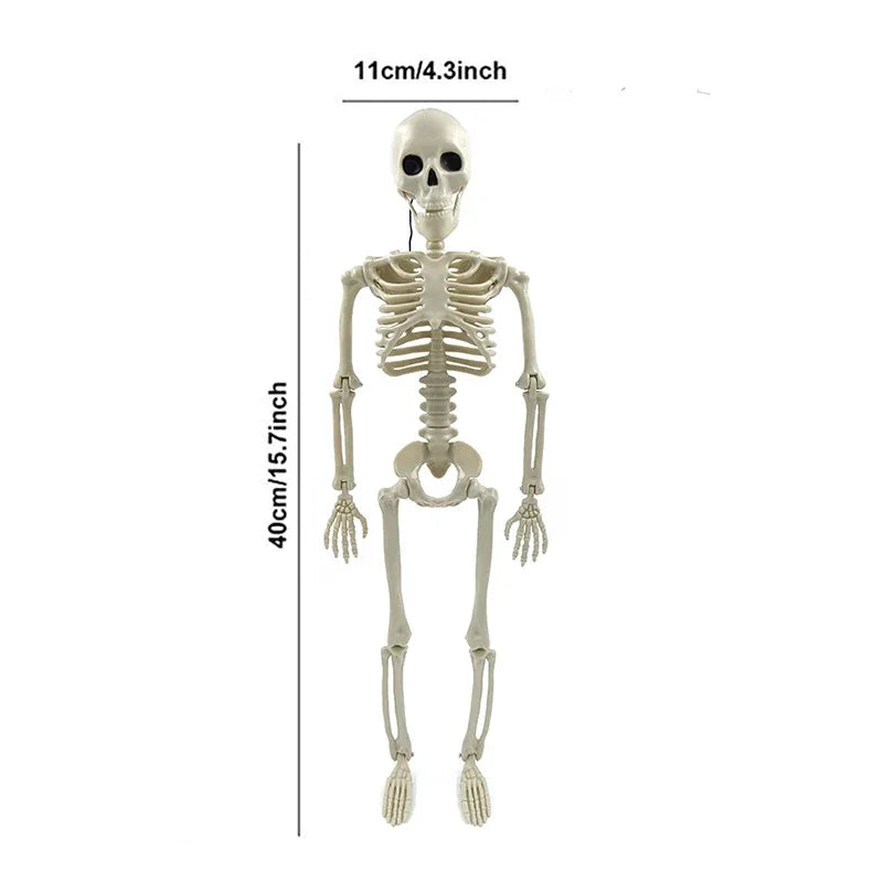 Halloween Movable Skeleton Fake Human