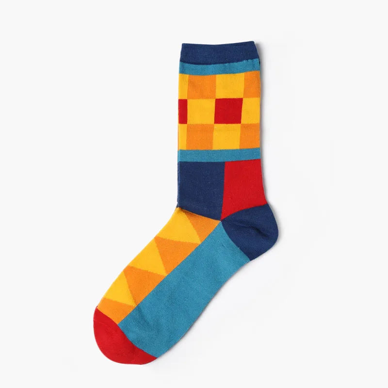 1Pair New Men Women Cotton Socks Casual Colorful Socks