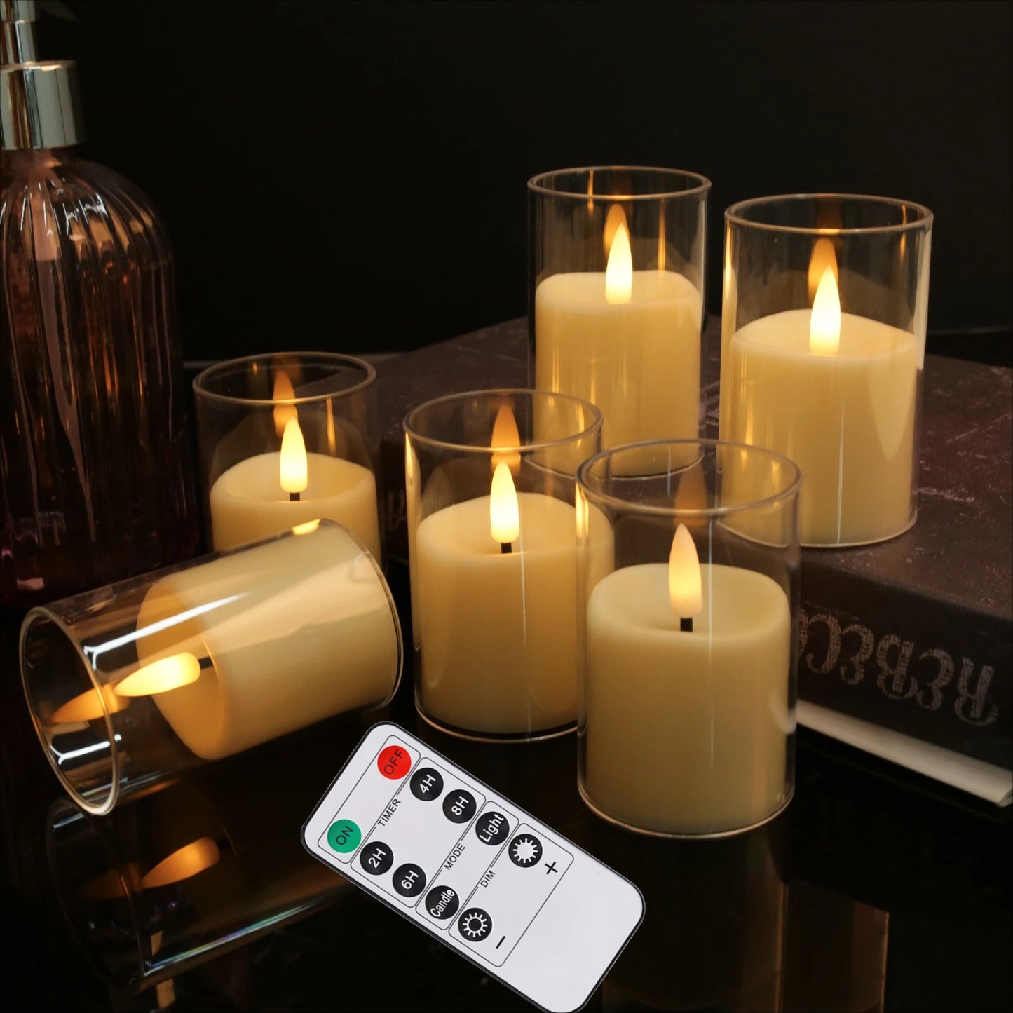 Flameless LED Electronic Candle with Remote Control LED Lighting