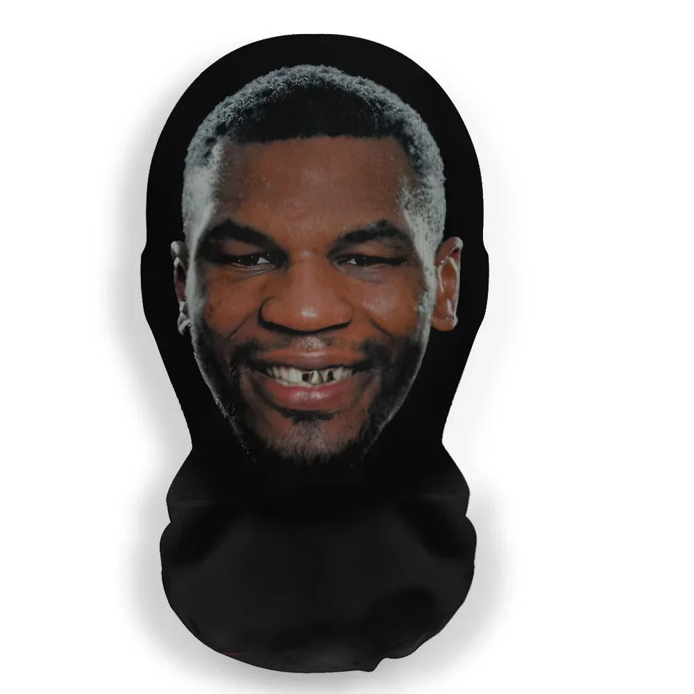 Cosplay 3D Printed Kanye Mask Stretch Mesh Full Face Mask Men Women Role Play Headdress Halloween Fashion Balaclava Headdress