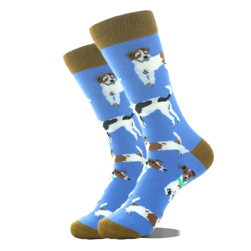 Cool Design Avocado Crew Socks Men Creative