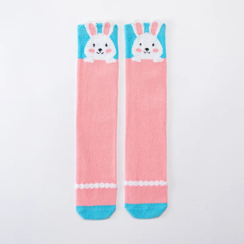 Cute Cartoon Children Knee High Socks