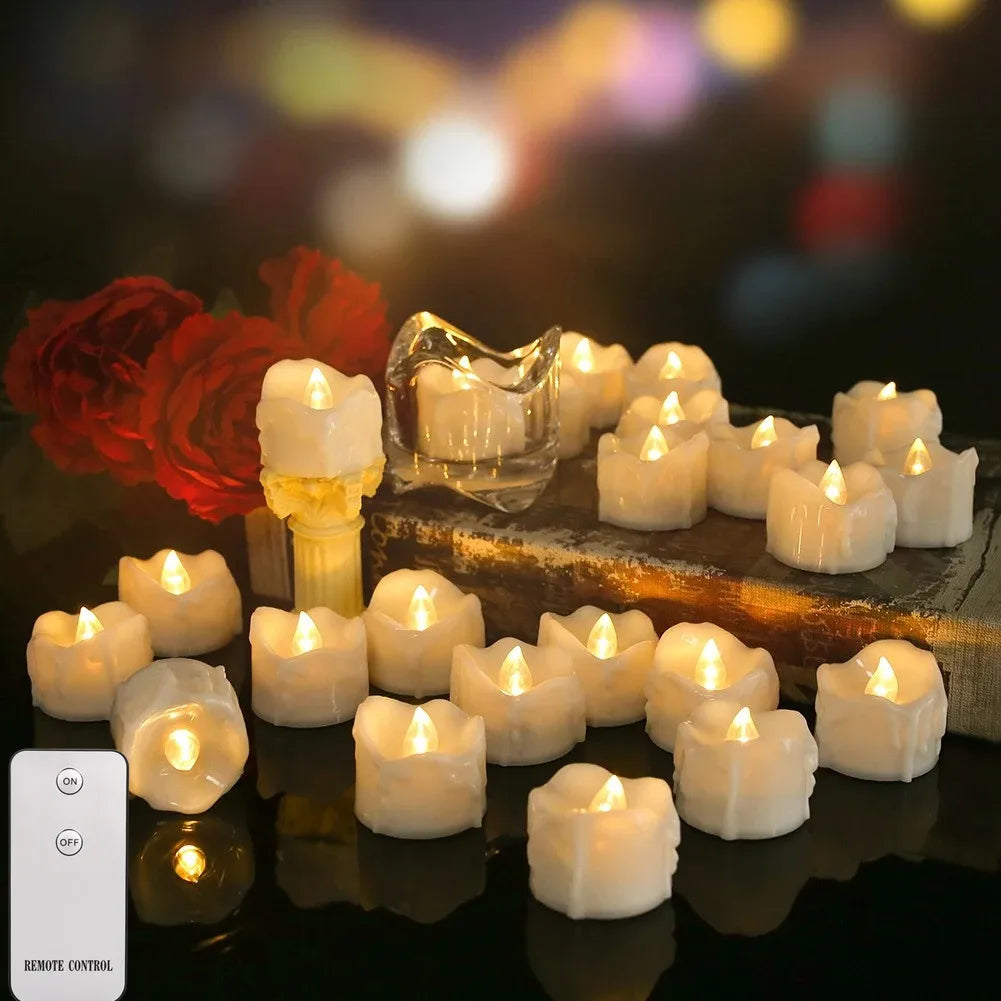 Flameless LED Electronic Candle with Remote Control LED Lighting