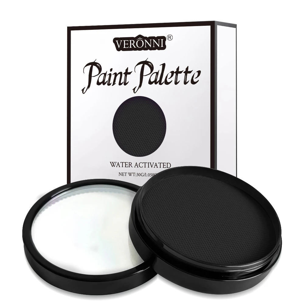 30G Water Solubility Monochromatic Body Paint Black And White Makeup Face Paint Halloween Party Waterproof Makeup Body Painting