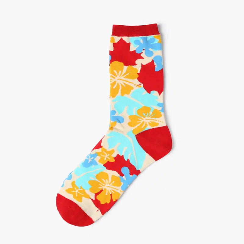 1Pair New Men Women Cotton Socks Casual Colorful Socks