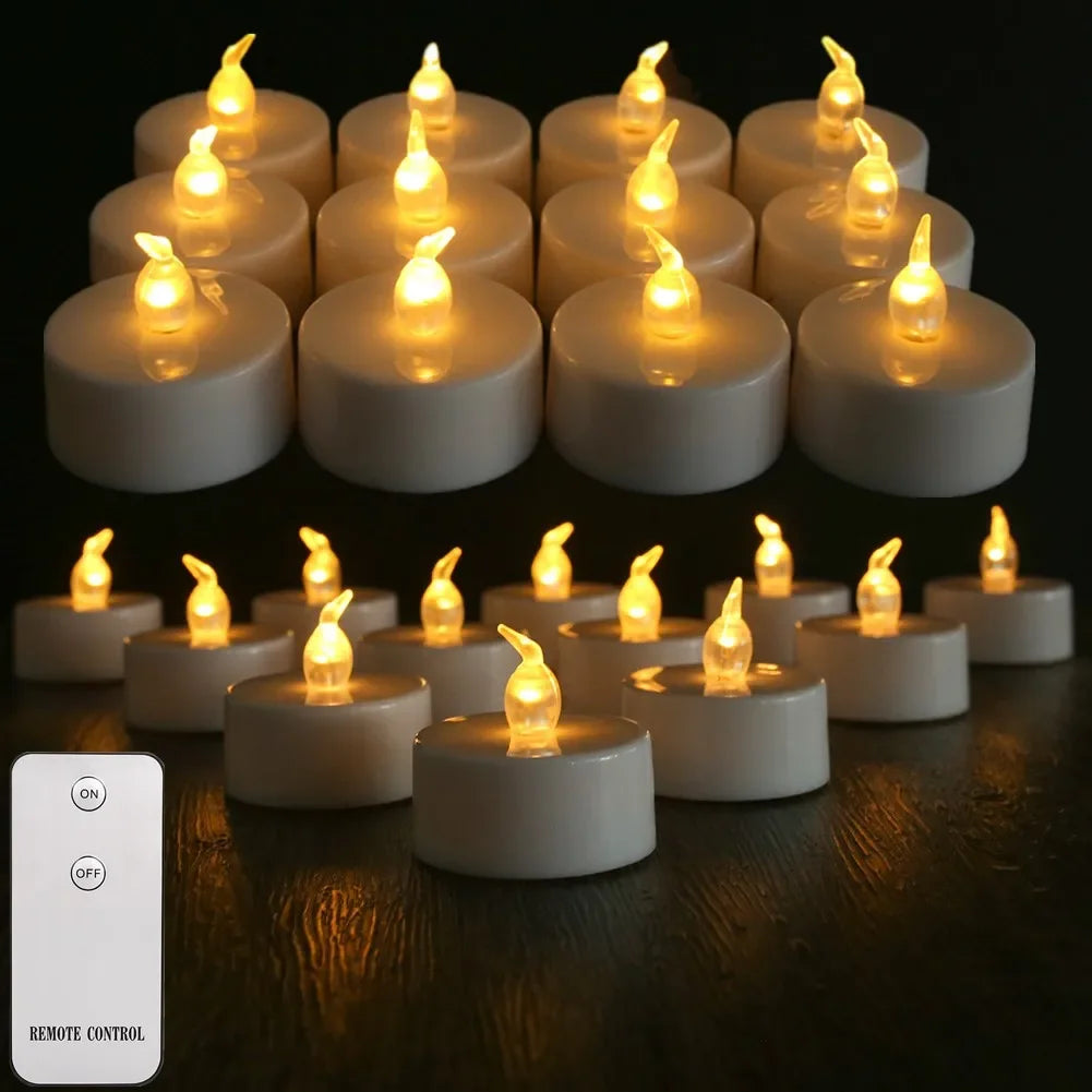 Flameless LED Electronic Candle with Remote Control LED Lighting