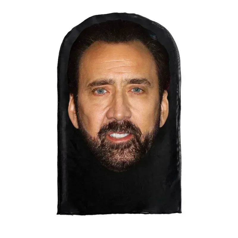 Cosplay 3D Printed Kanye Mask Stretch Mesh Full Face Mask Men Women Role Play Headdress Halloween Fashion Balaclava Headdress