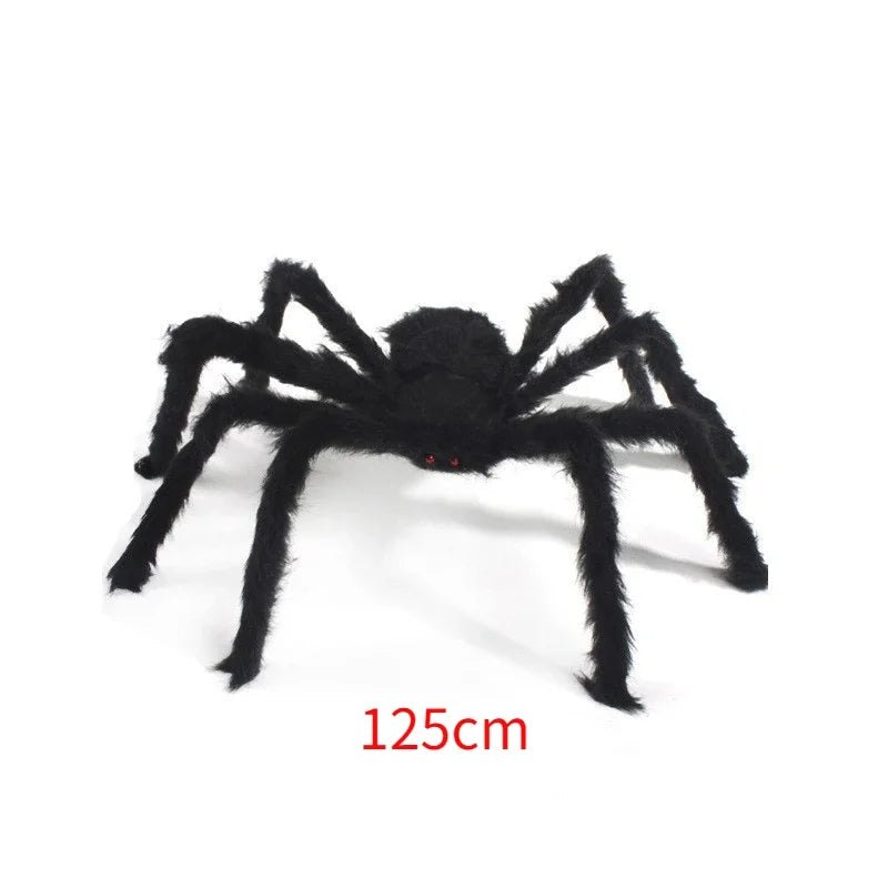 Extra Large Plush Black Spider Outdoor Home
