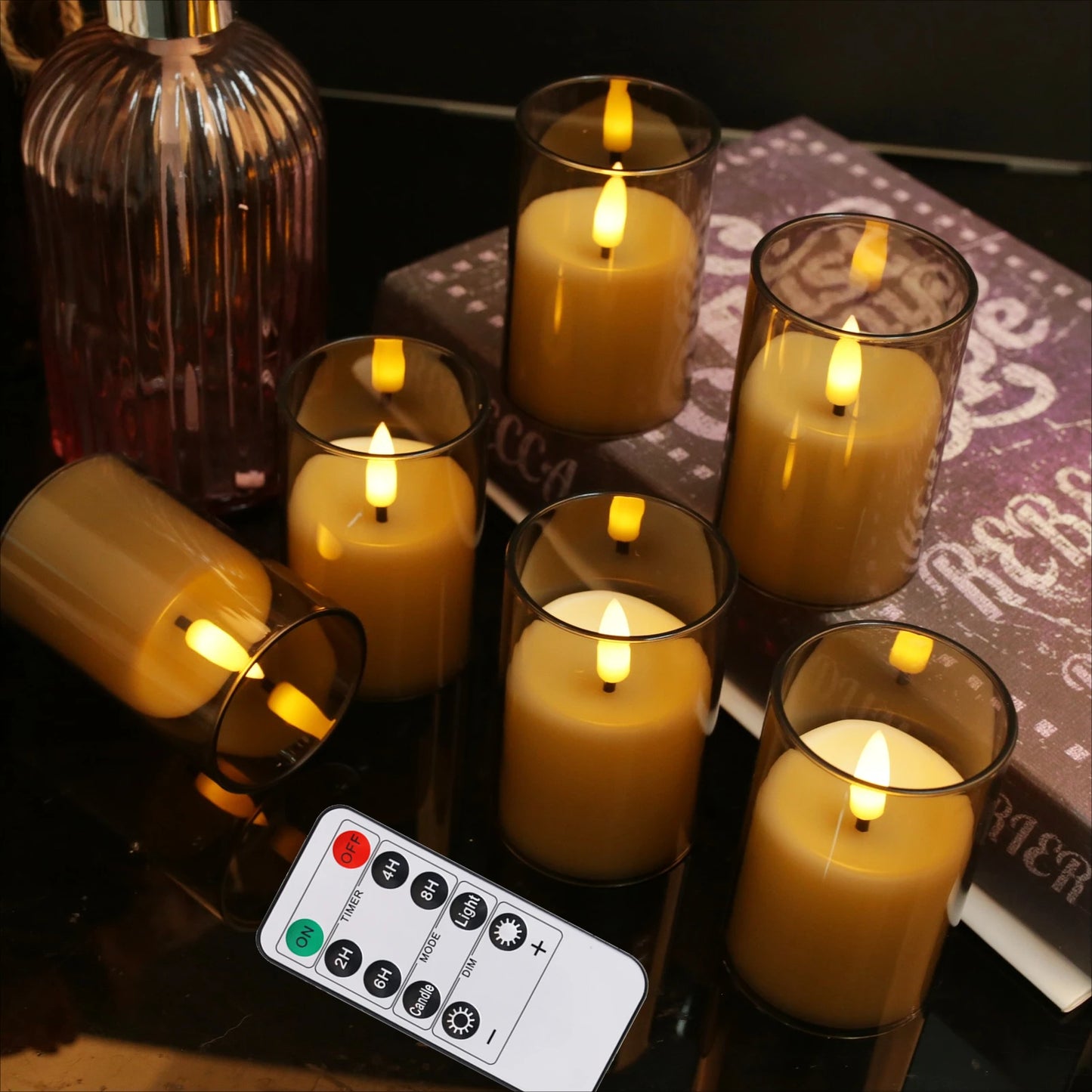 Flameless LED Electronic Candle with Remote Control LED Lighting