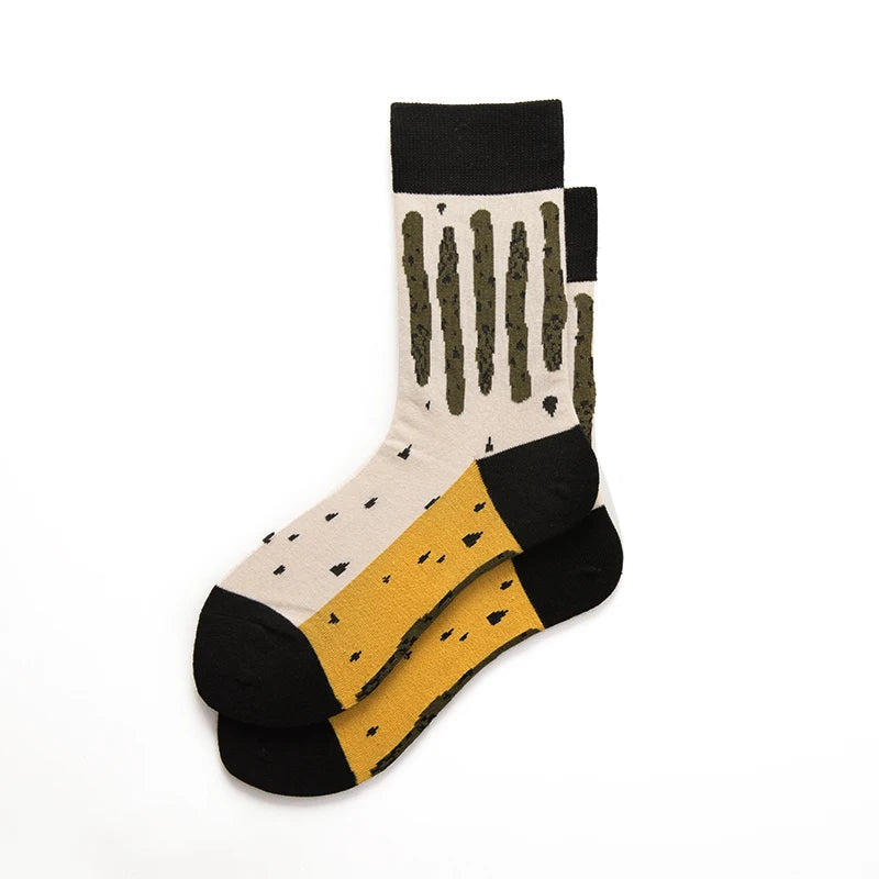 1Pair New Men Women Cotton Socks Casual Colorful Socks