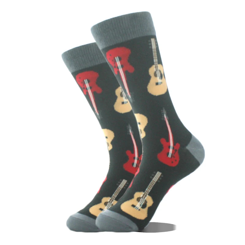 Cool Design Avocado Crew Socks Men Creative
